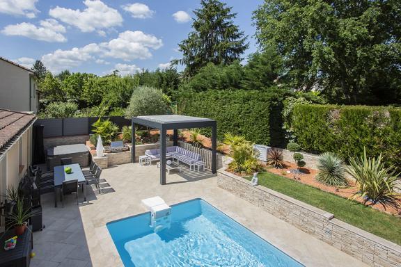 Akena Pergola - Îlot - Salon de jardin