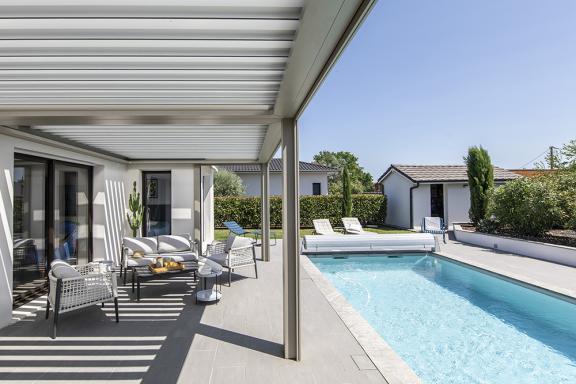 Akena Pergola - Aménagement terrasse - Lames orientables