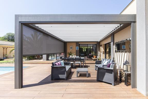 Akena Pergola - Pergola Bioclimatique - Stores screen motorisés