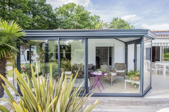 Akena Véranda -  Extension terrasse - Vue côté
