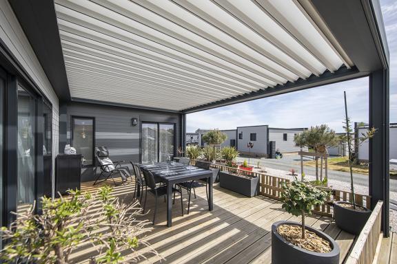 Akena Pergola - Bioclimatique adossée - Aluminium