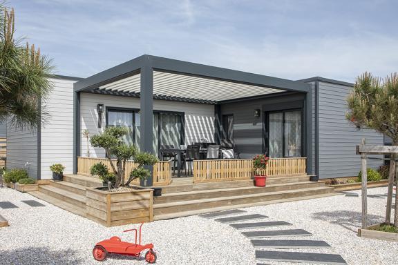 Akena Pergola - Bioclimatique adossée - Extension de jardin