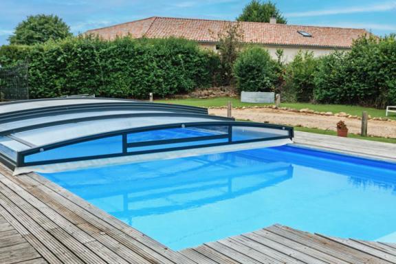 abri de piscine néo 30 bas