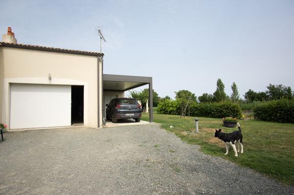 Akena Carport - Aluminium gris
