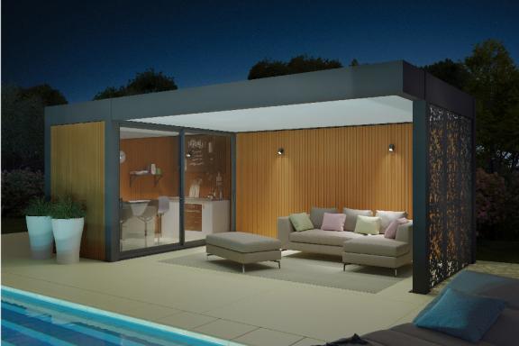 Akena Pool house - Ilot - Eclairage piscine