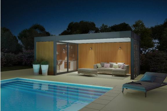 Akena Pool house - Ilot - Bardage bois