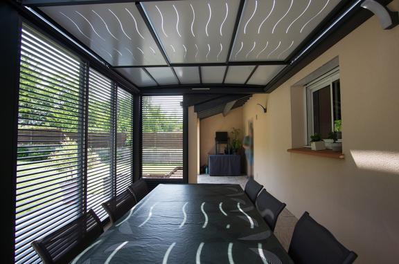 Akena Pergola - Toit ouvert - Coulissants brise-vue