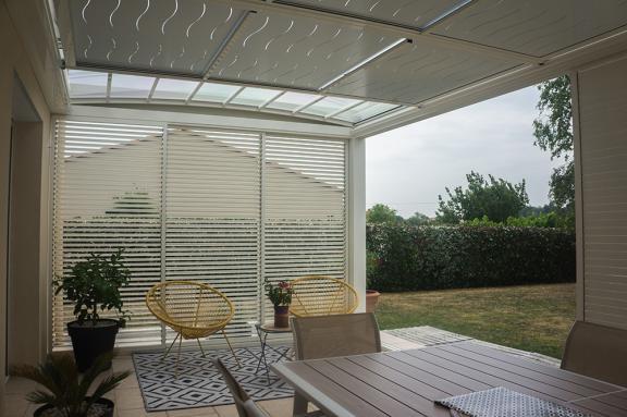 Akena Pergola - Brise-vue - Coulissants orientables