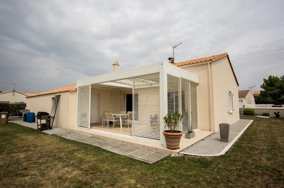 Akena Pergola - Brise-vue - Vue d'ensemble