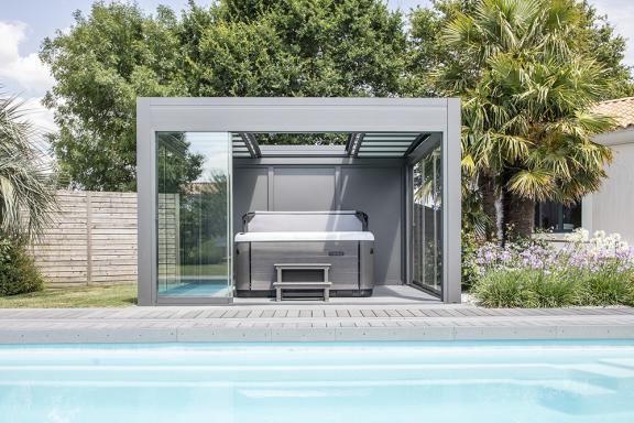 Akena Pergola - Coulissants de verre - Spa
