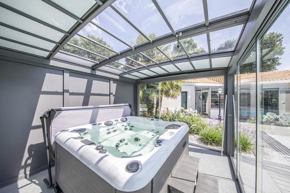 Akena Pergola - Coulissants de verre