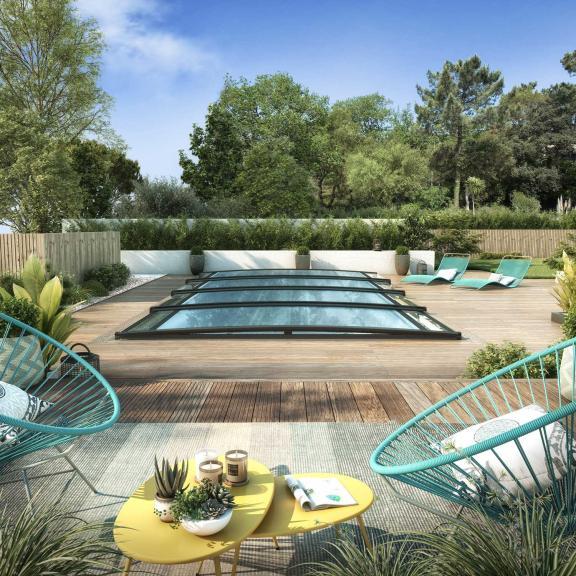 Abri de piscine groupe Akena