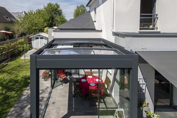 Akena - Pergola bioclimatique - Toit ouvrant