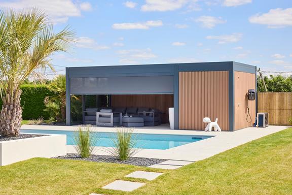 AKENA - Pool house sur terrasse