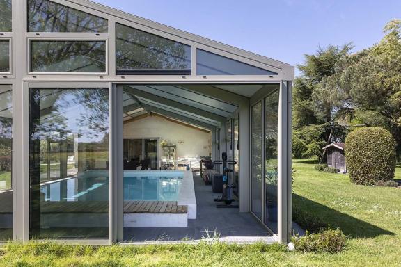 Akena - Véranda Dune Piscine - Salon de jardin