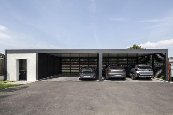 AKENA - Carport pour 4 voitures