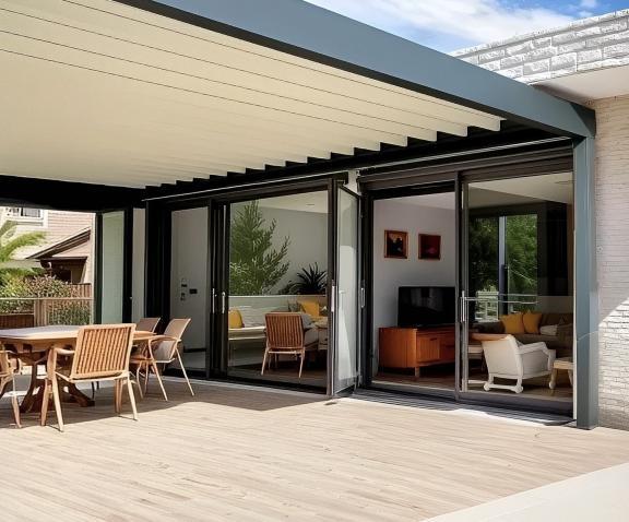 Pergola à toile retractable