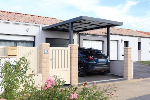 AKENA carport adossé