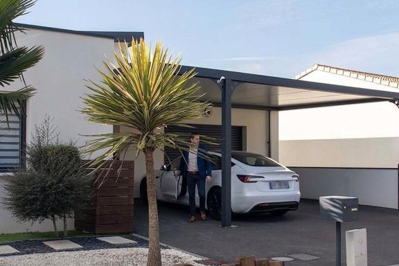 AKENA - Carport toit plat
