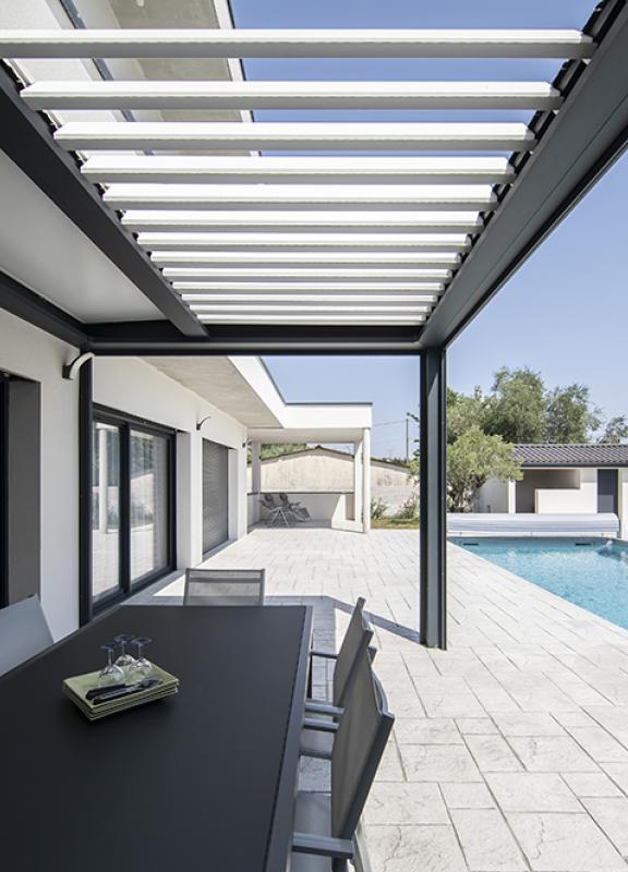 Akena - Pergola bioclimatique - Protection lames orientables