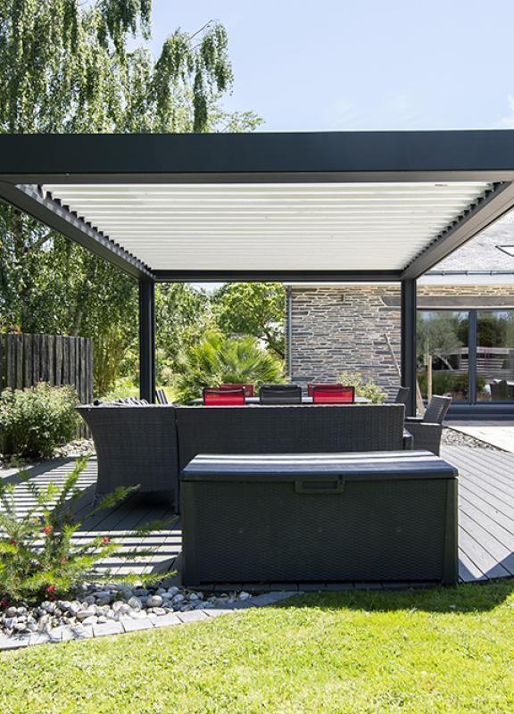 Akena Pergola - Multi-option Bioclimatique - Lames orientables soleil