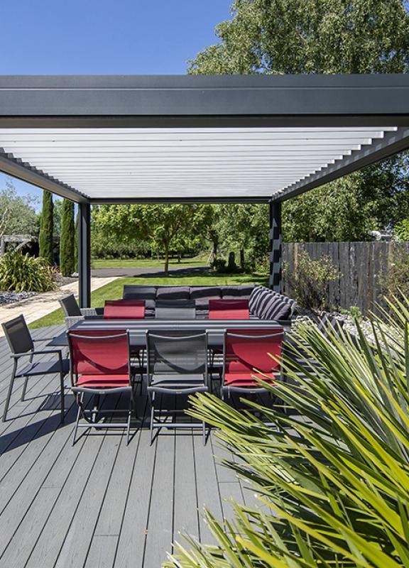 Akena Pergola - Multi-option Bioclimatique - Inclinaison lames orientables