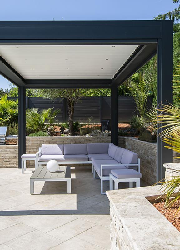 Akena Pergola - Îlot - Salon ombragé