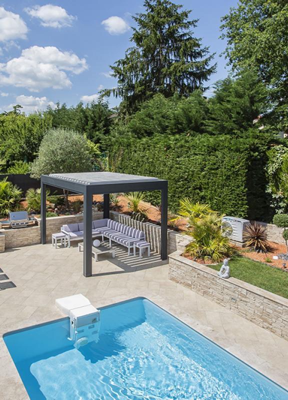 Akena Pergola - Îlot - Salon de jardin