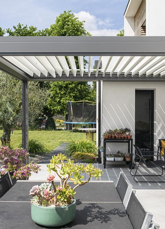 Akena Pergola Bioclimatique - Adossée maison