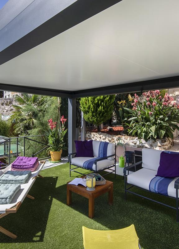 Akena Pergola - Toit plat - Sur mesure