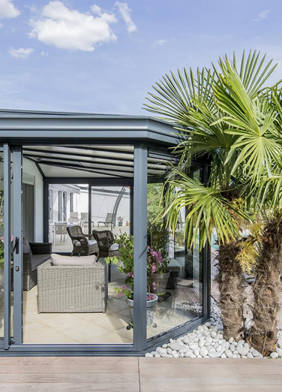 Akena Véranda - Terrasse côté gauche