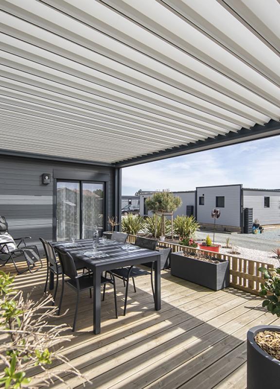 Akena Pergola - Bioclimatique adossée - Aluminium