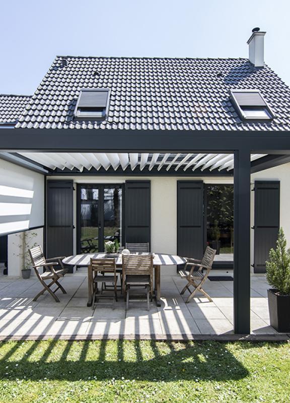 Akena - Pergola bioclimatique Nantes 