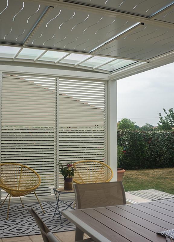 Akena Pergola - Brise-vue - Coulissants orientables