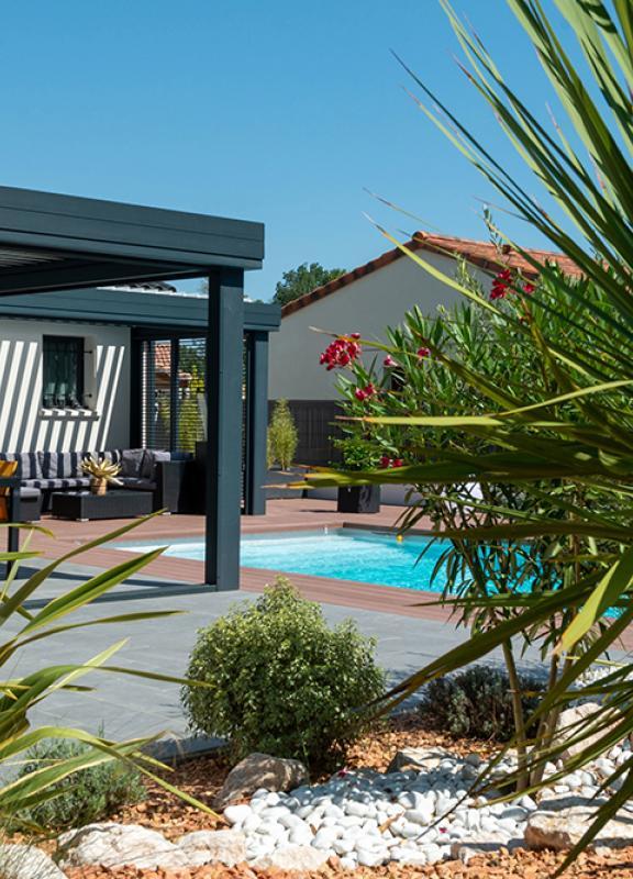 Akena Pergola - Double pergola bioclimatique - Espace de vie