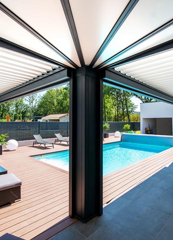 Akena Pergola - Double pergola bioclimatique - Préau