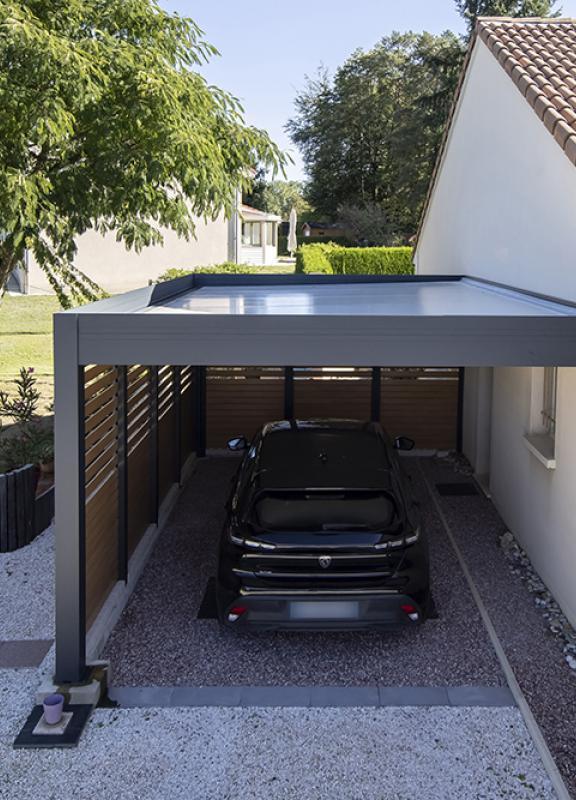 Akena Carport - Adossé - 6m x 3m