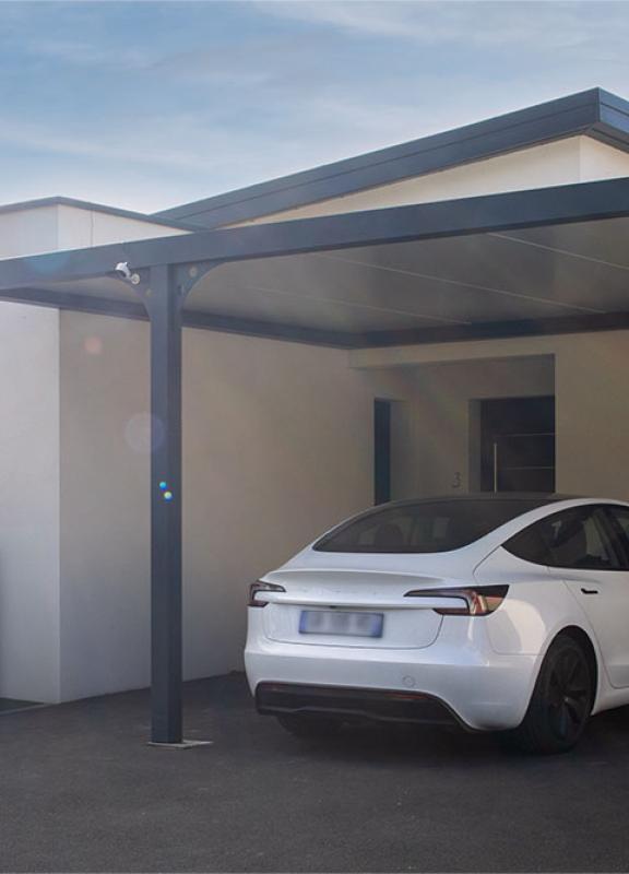 AKENA - Carport toit plat