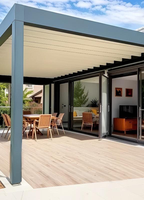 Pergola à toile retractable