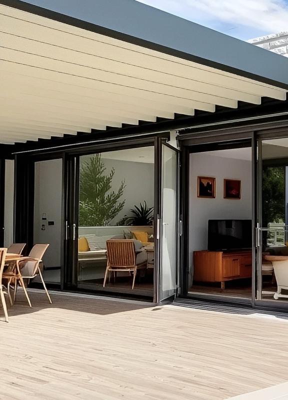 Pergola à toile retractable