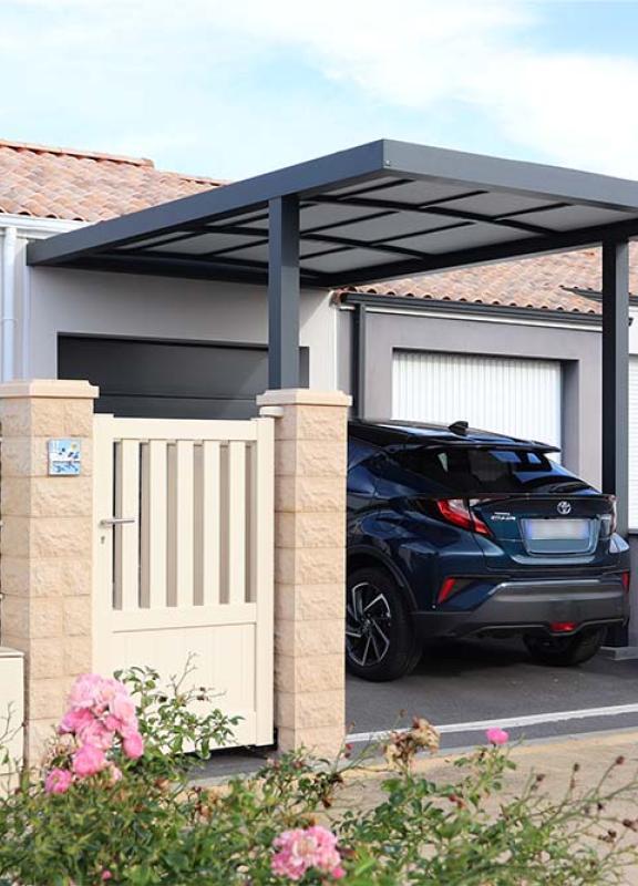 AKENA carport adossé