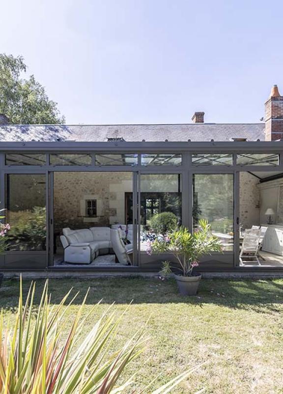 Akena Véranda - Extension aluminium noir