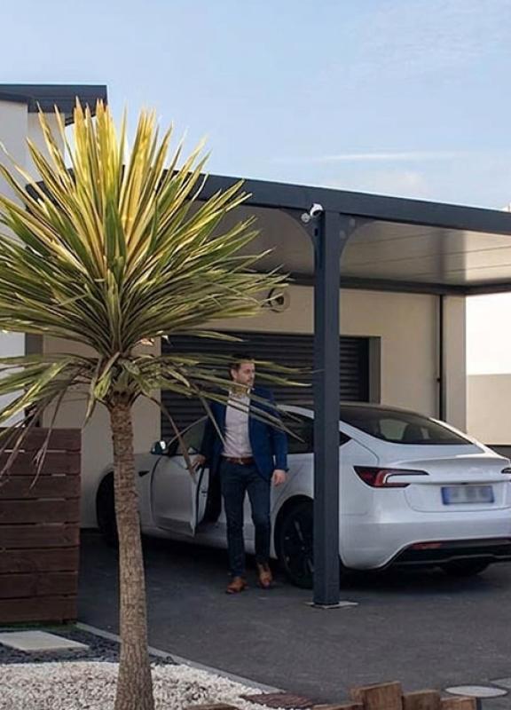 AKENA - Carport toit plat