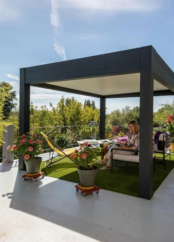 Akena Pergola - Toit plat - Patio