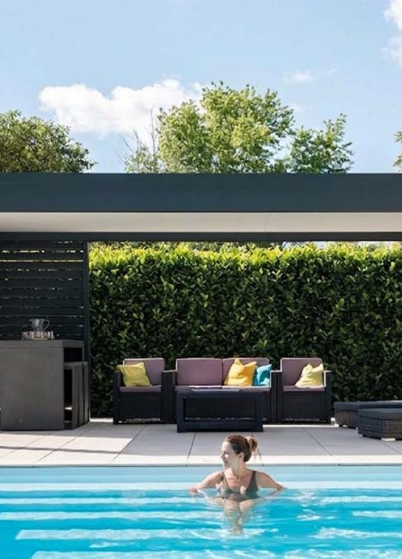 Akena - Pergola toit plat