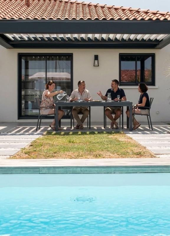 Akena - Pergola toit plat