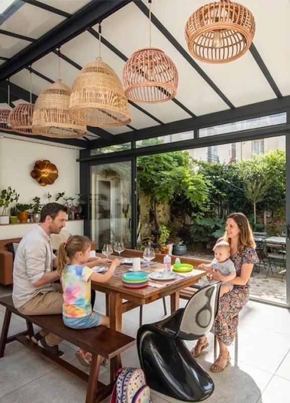 Akena Véranda - Evolutive - Salle à manger lumineuse