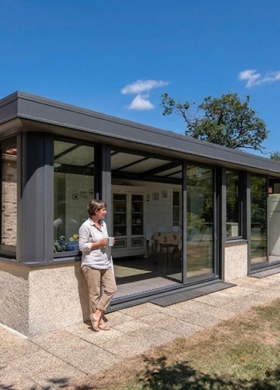 Akena Véranda - Sur terrasse ouvert jardin