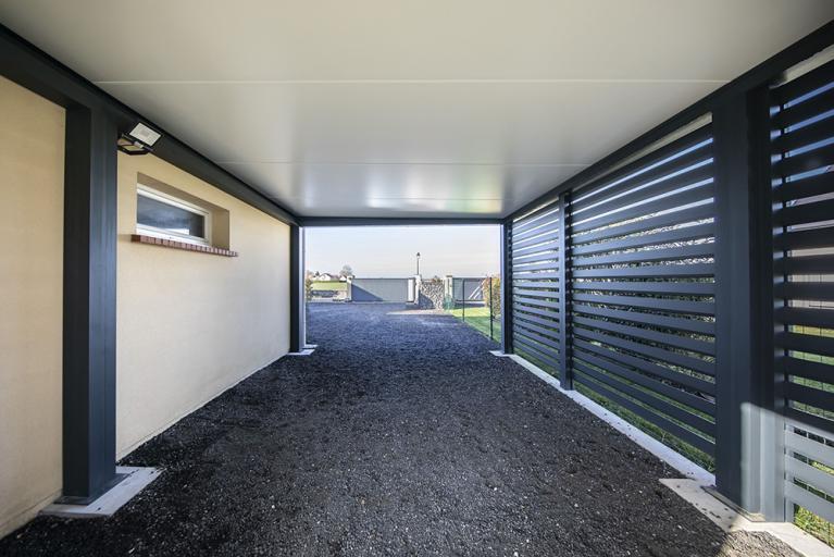 Akena Carport - Protection voiture - Toit plat