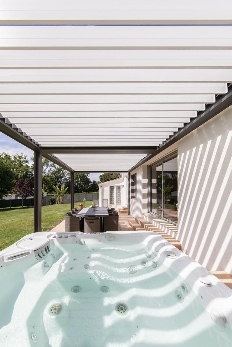 Akena Pergola - Double module - Avec spa